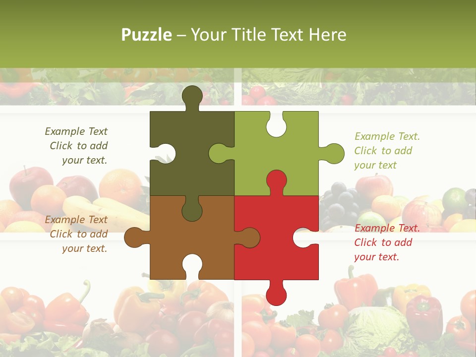 Health Yellow Nut PowerPoint Template