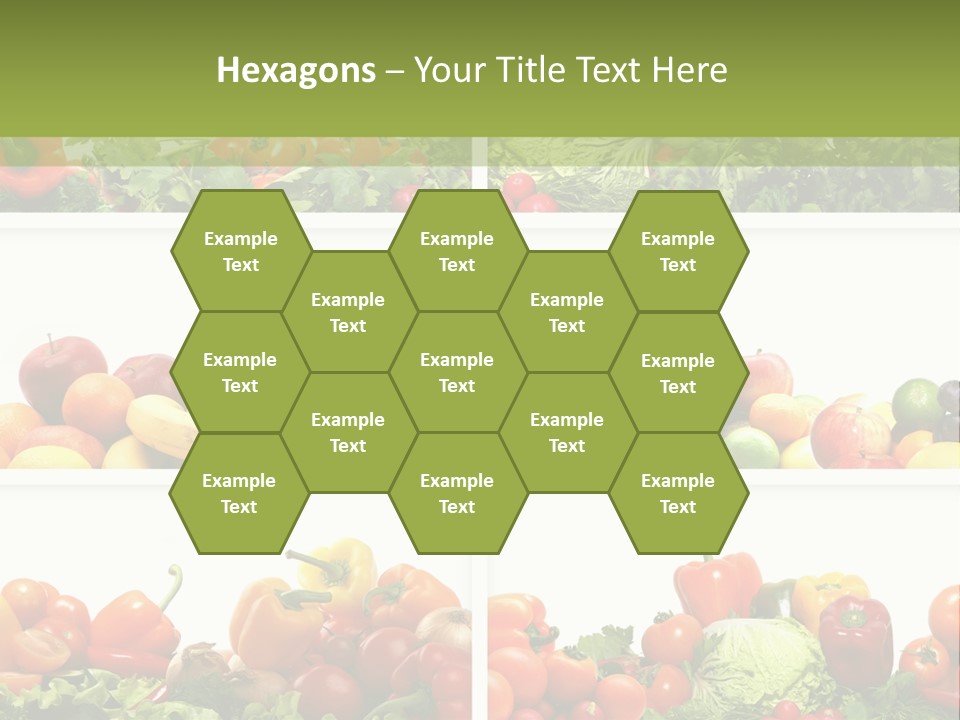 Health Yellow Nut PowerPoint Template