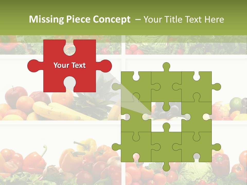 Health Yellow Nut PowerPoint Template