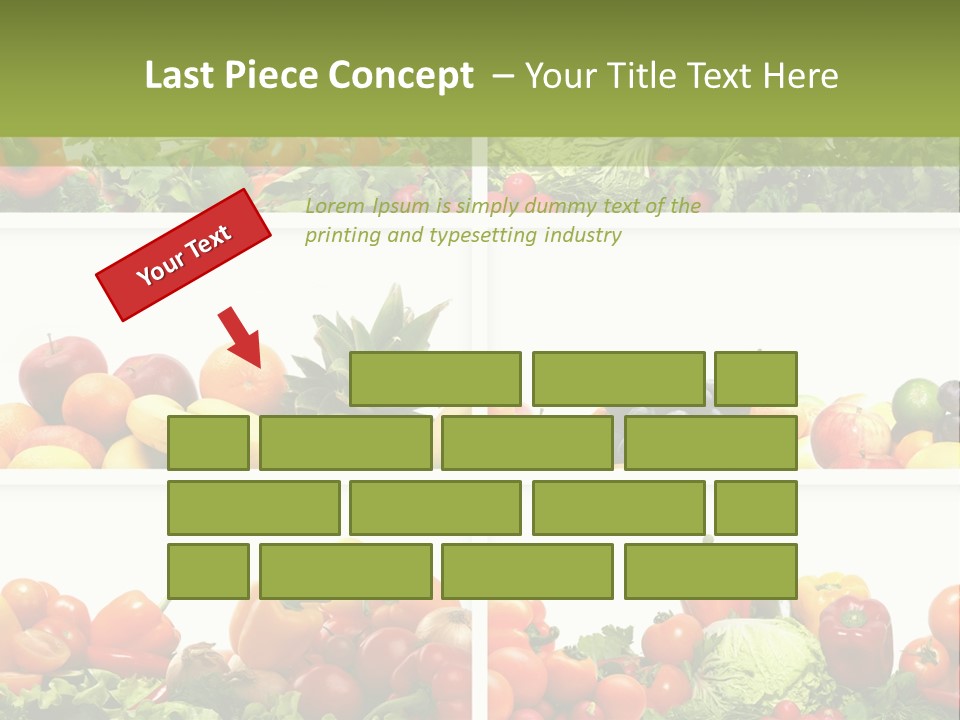 Health Yellow Nut PowerPoint Template
