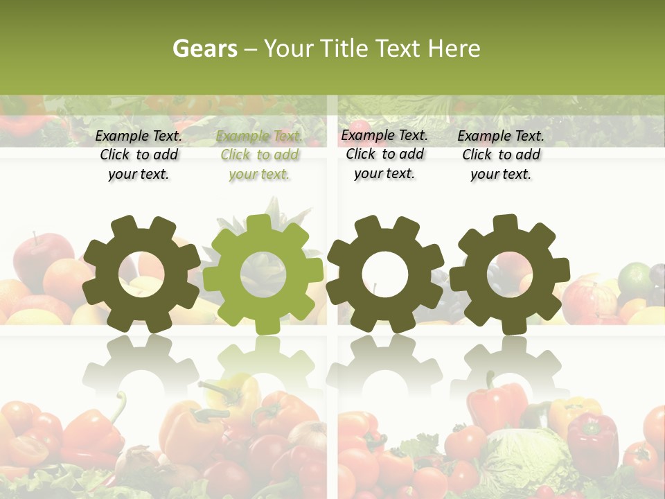 Health Yellow Nut PowerPoint Template