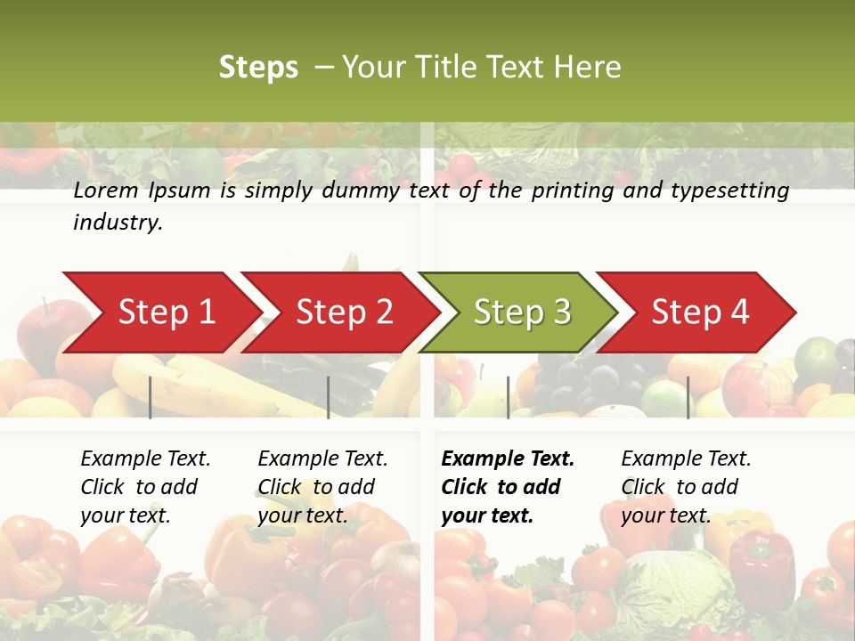 Health Yellow Nut PowerPoint Template