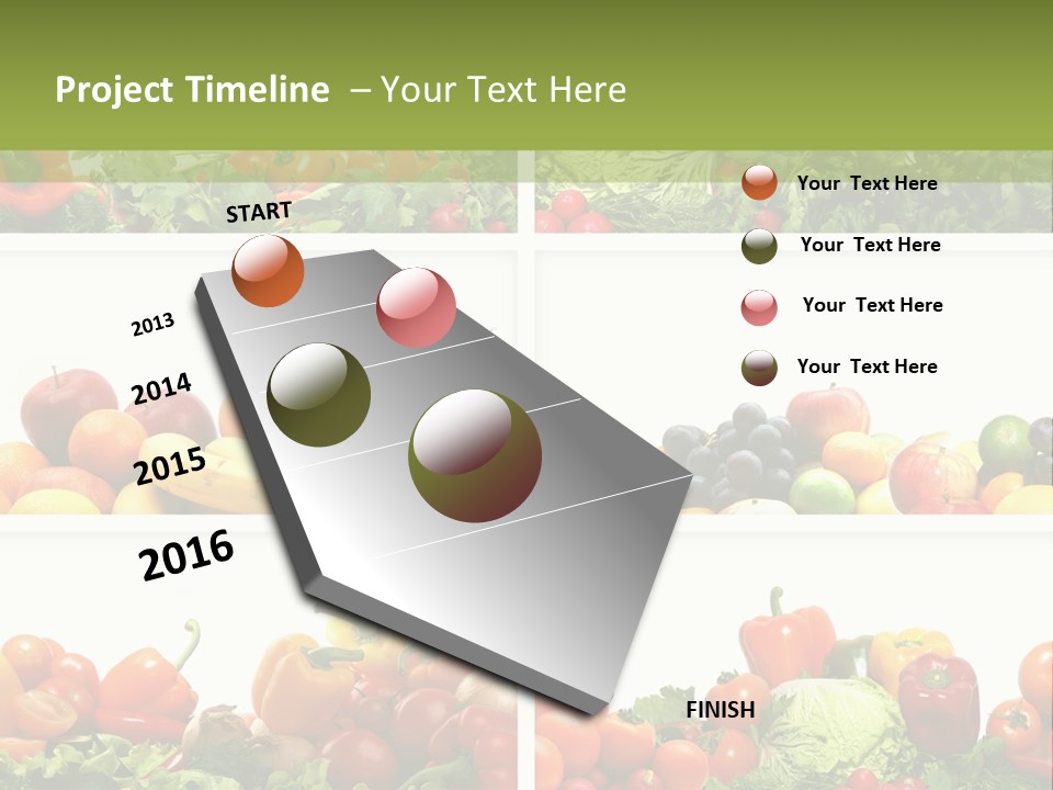 Health Yellow Nut PowerPoint Template