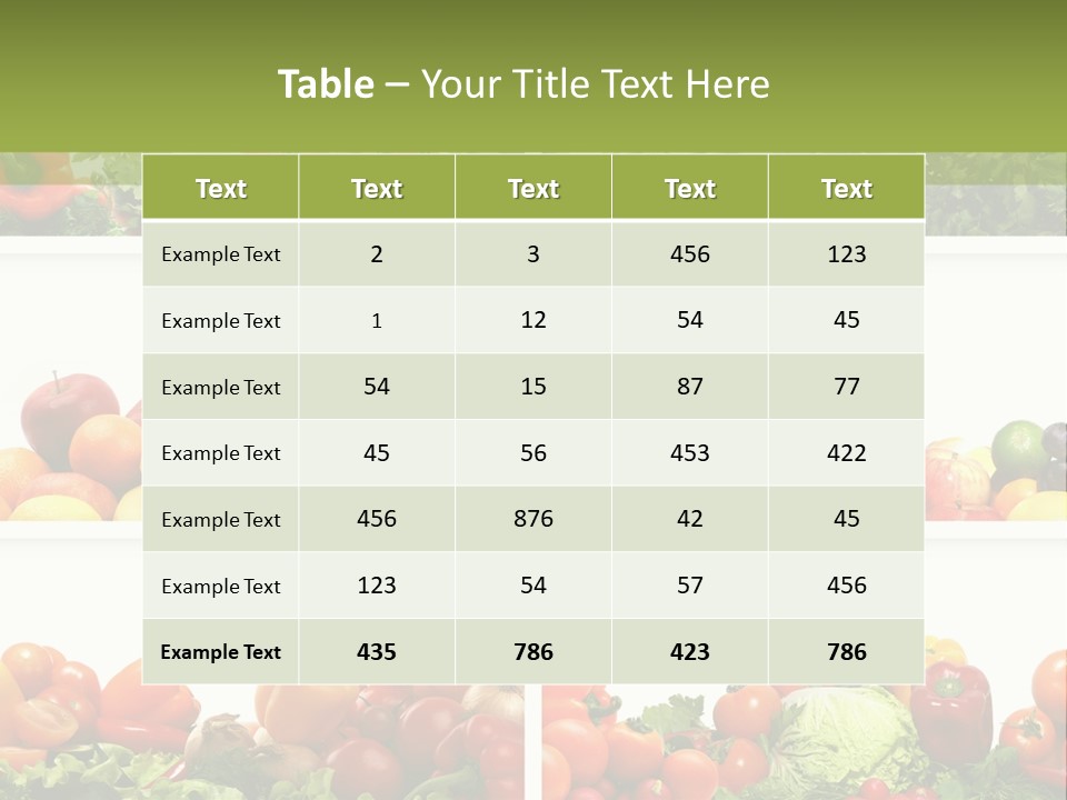 Health Yellow Nut PowerPoint Template
