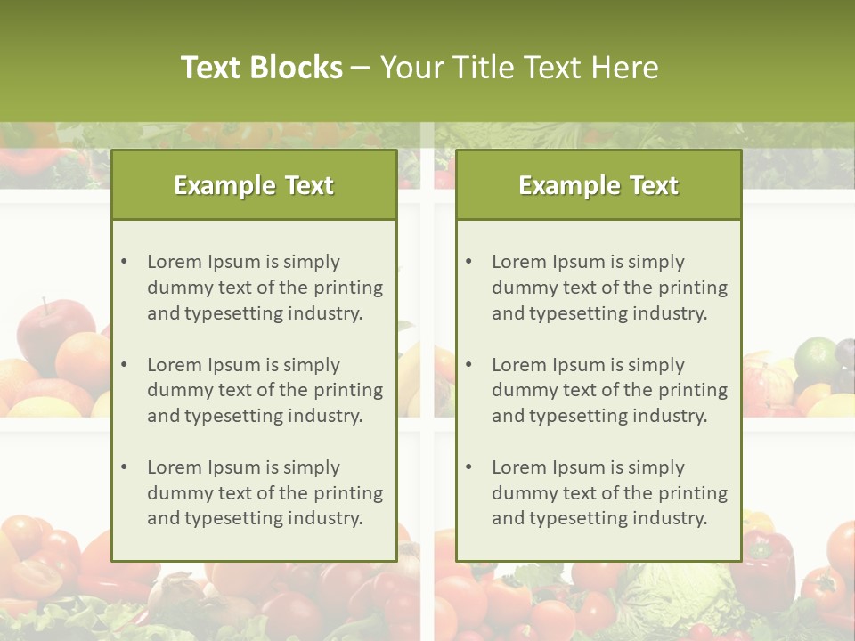 Health Yellow Nut PowerPoint Template