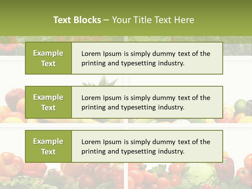 Health Yellow Nut PowerPoint Template