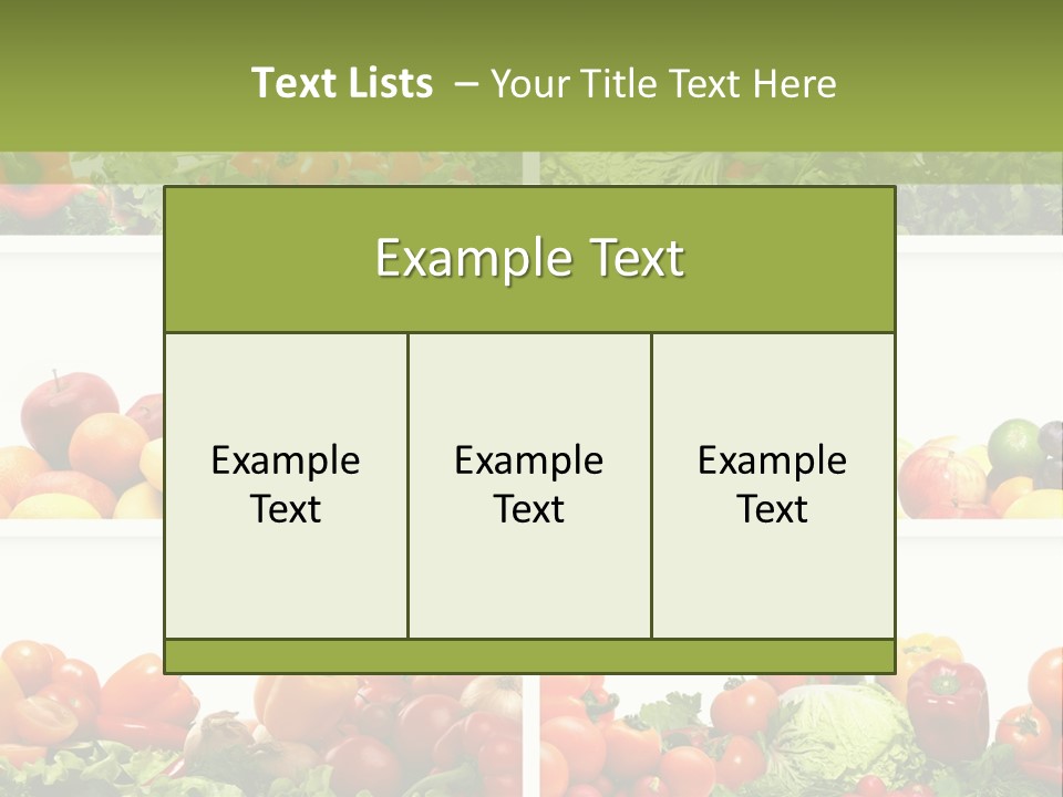 Health Yellow Nut PowerPoint Template