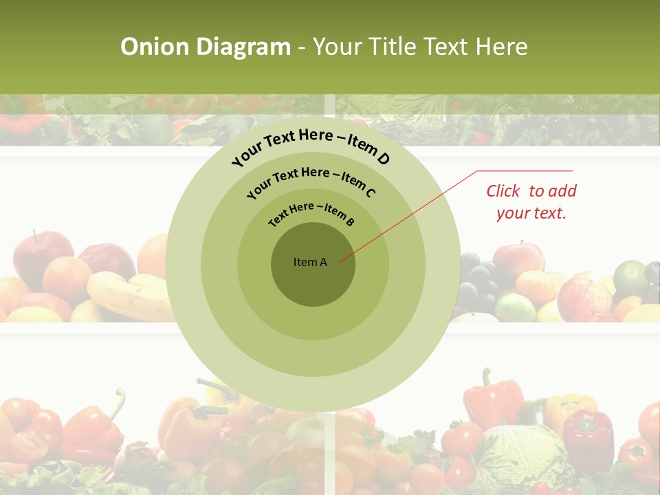 Health Yellow Nut PowerPoint Template