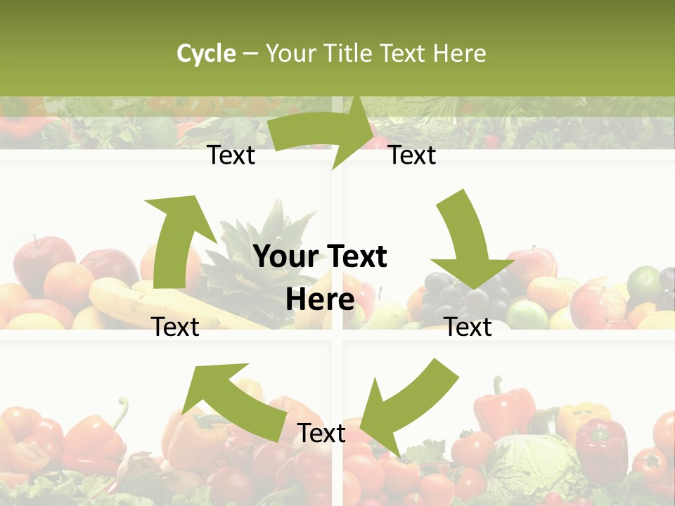 Health Yellow Nut PowerPoint Template