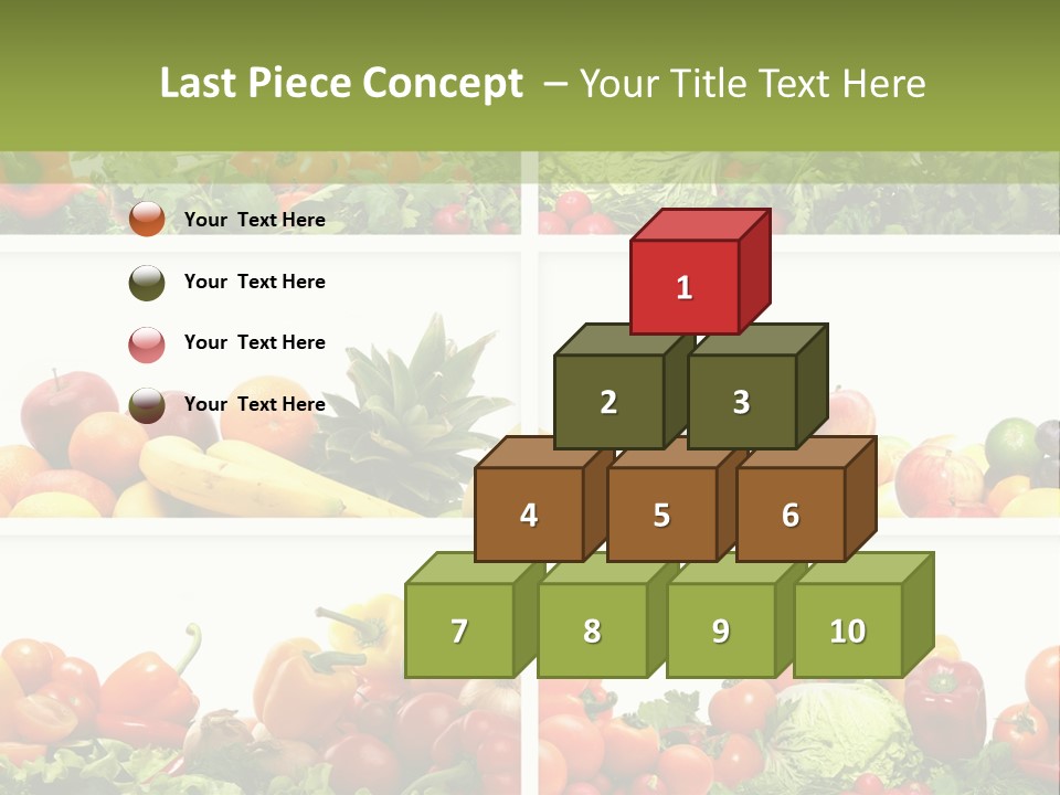 Health Yellow Nut PowerPoint Template