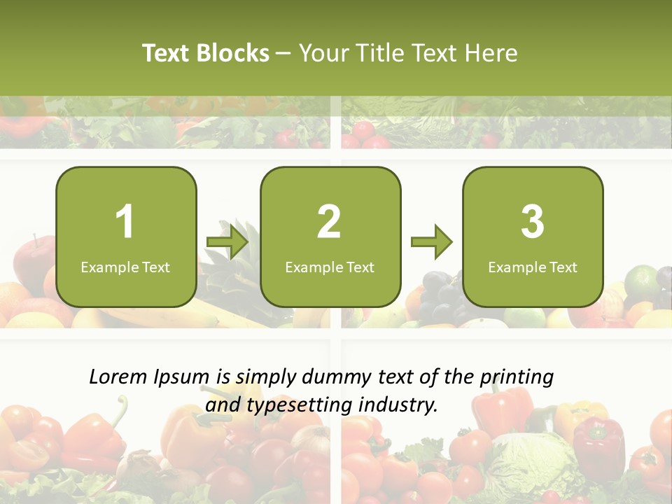 Health Yellow Nut PowerPoint Template