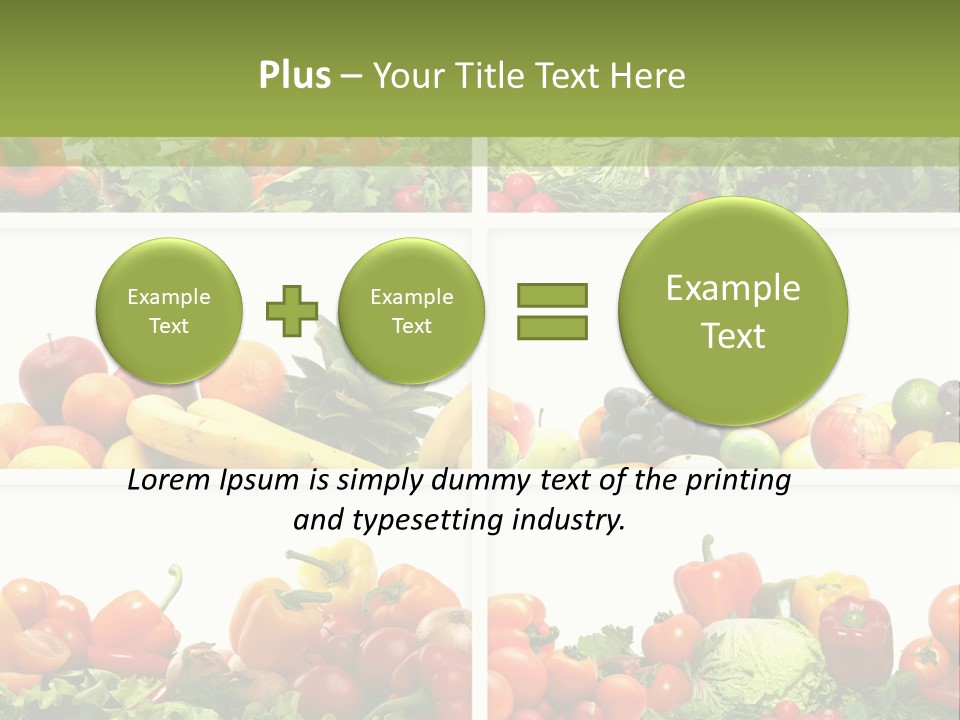 Health Yellow Nut PowerPoint Template