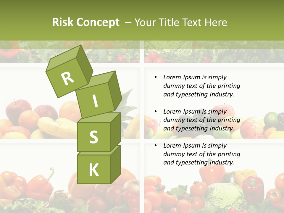 Health Yellow Nut PowerPoint Template