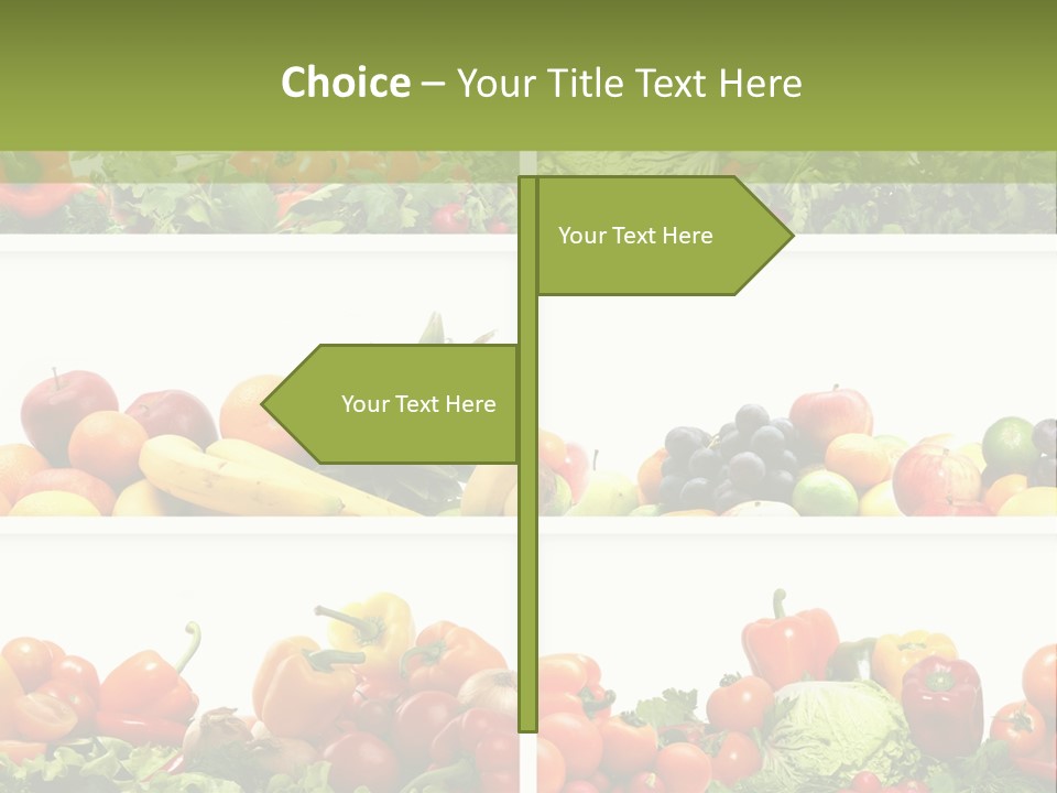 Health Yellow Nut PowerPoint Template