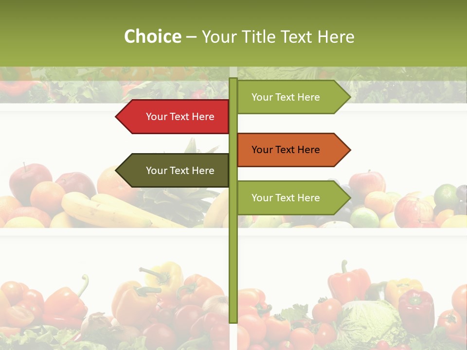 Health Yellow Nut PowerPoint Template