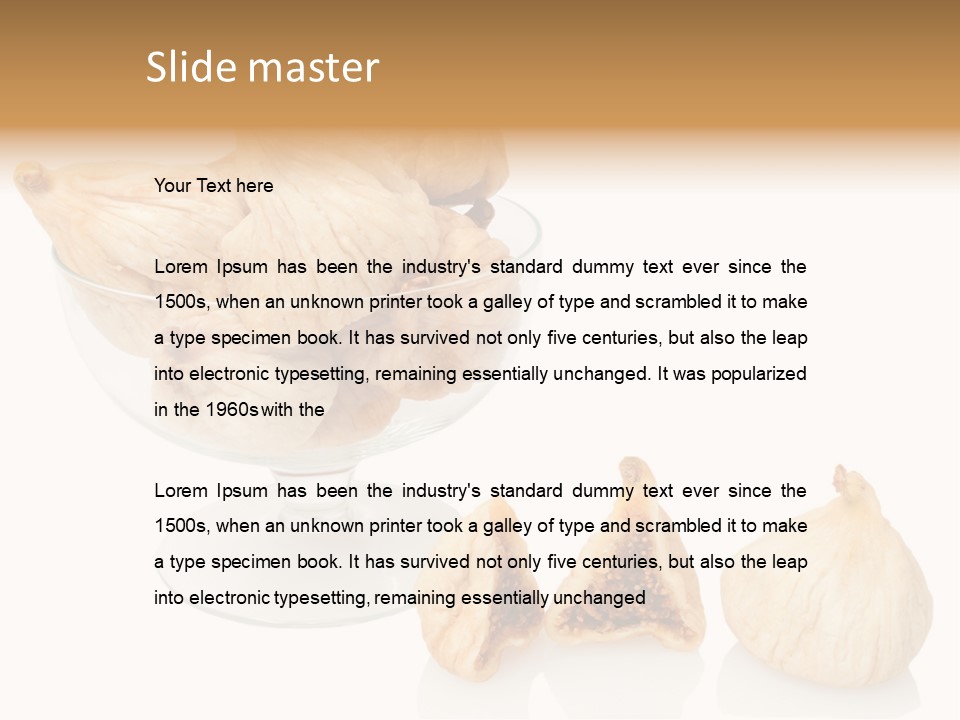 Red Limpid Vegetables PowerPoint Template