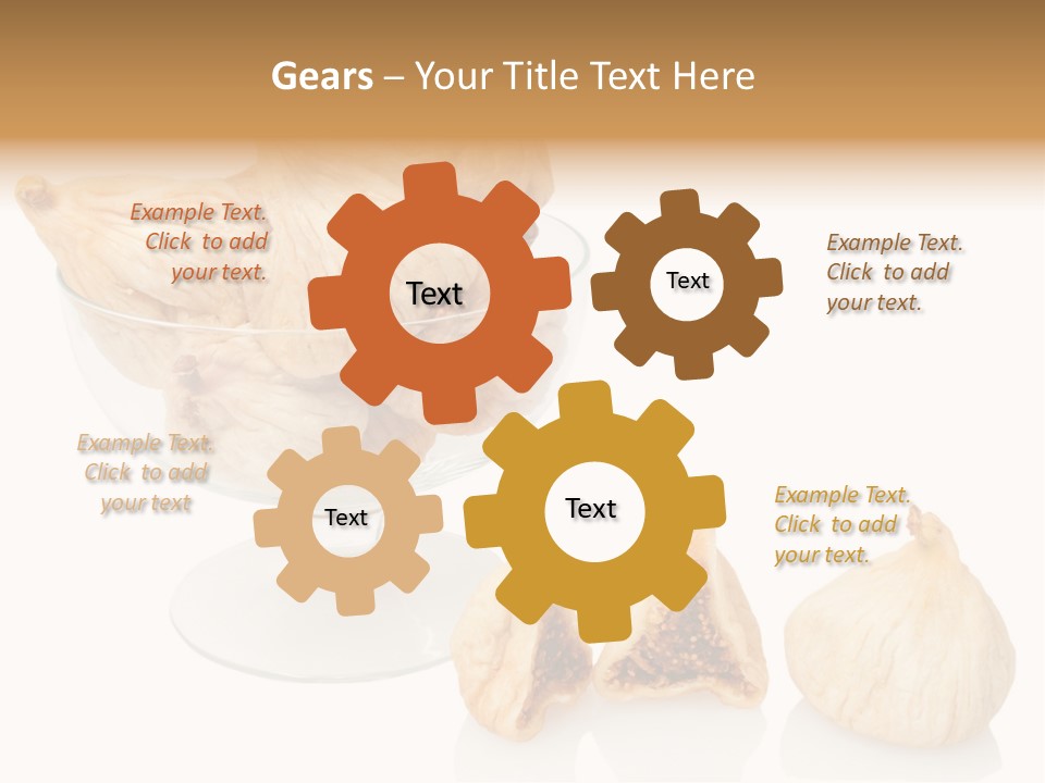 Red Limpid Vegetables PowerPoint Template