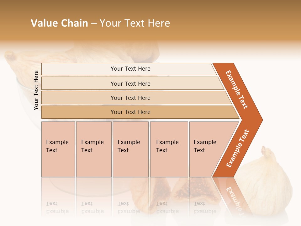 Red Limpid Vegetables PowerPoint Template