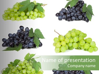 Sweet Blue Ripe PowerPoint Template