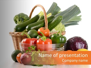 Grocery Water Meal PowerPoint Template