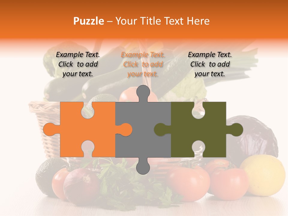 Grocery Water Meal PowerPoint Template