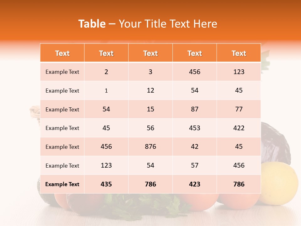 Grocery Water Meal PowerPoint Template