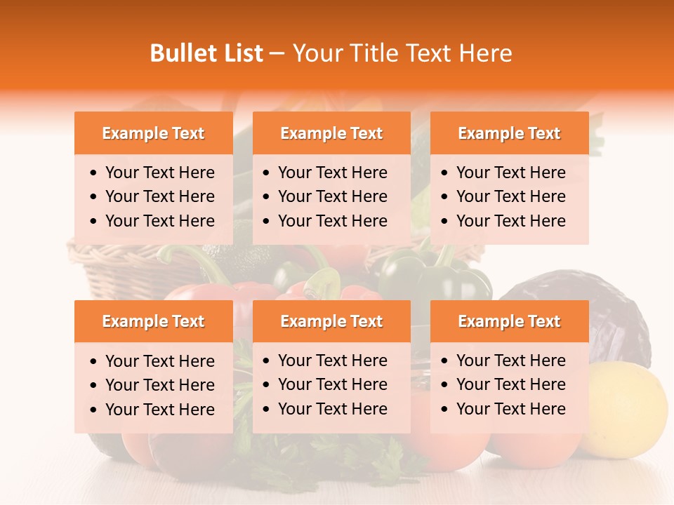 Grocery Water Meal PowerPoint Template