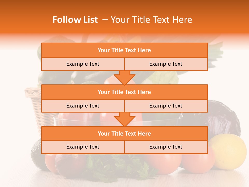 Grocery Water Meal PowerPoint Template
