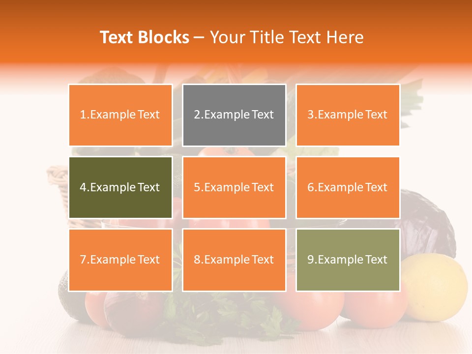 Grocery Water Meal PowerPoint Template