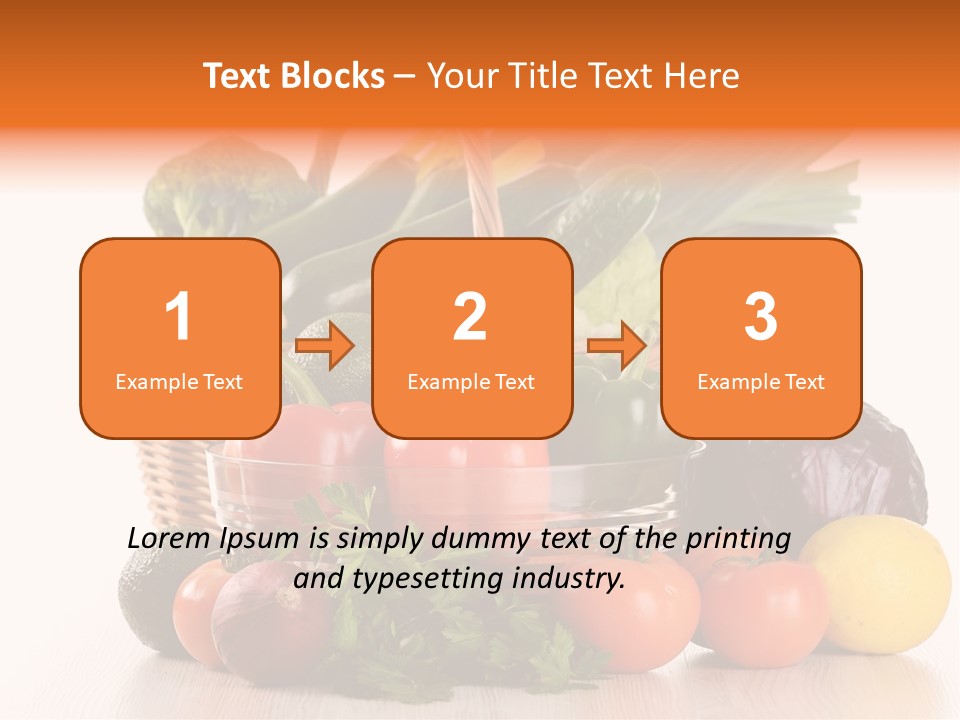 Grocery Water Meal PowerPoint Template