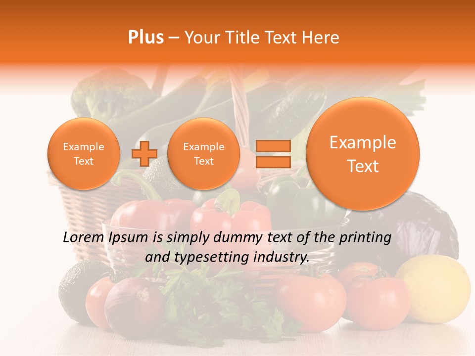 Grocery Water Meal PowerPoint Template