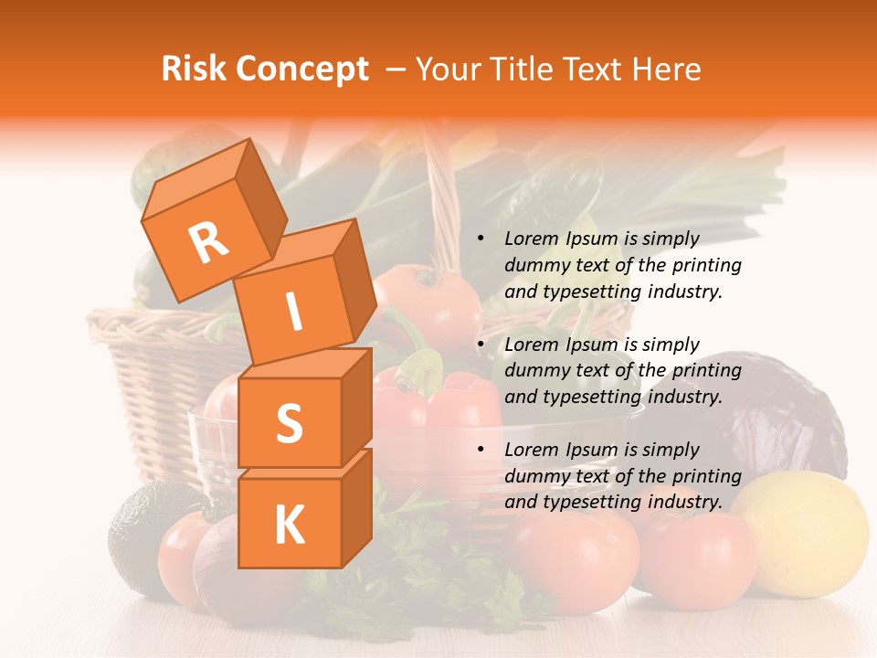 Grocery Water Meal PowerPoint Template