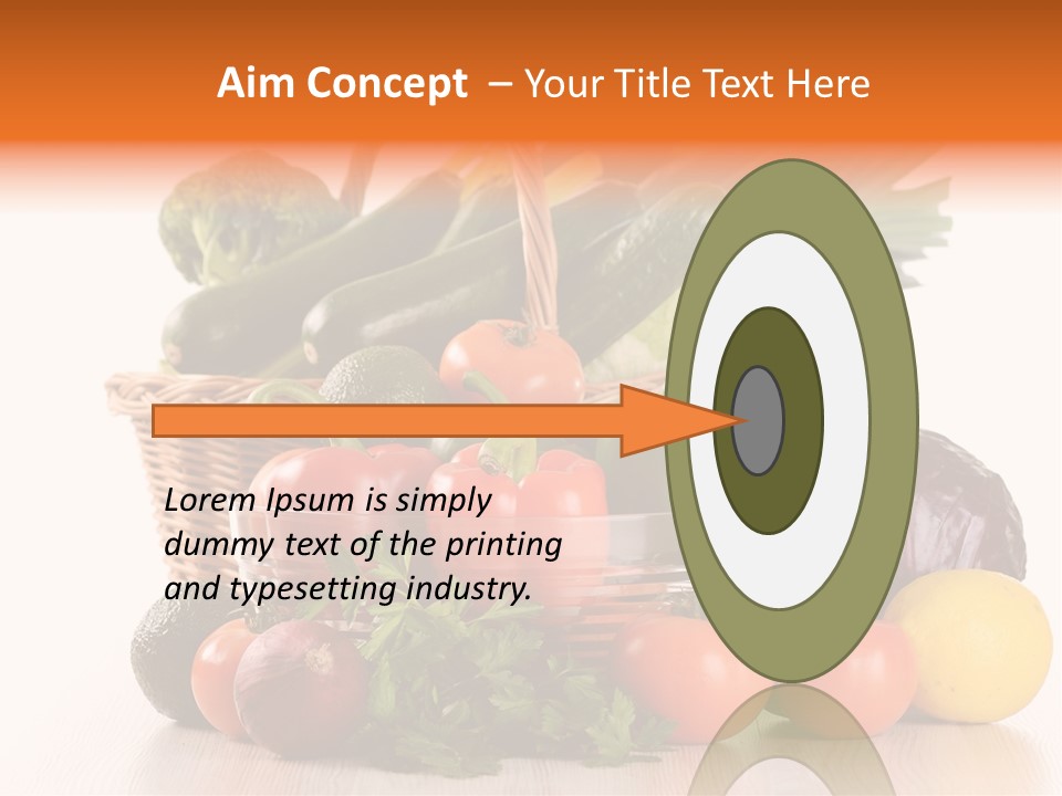 Grocery Water Meal PowerPoint Template