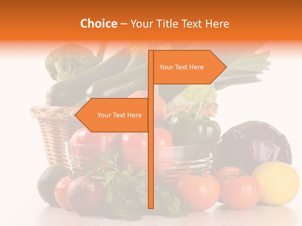 Grocery Water Meal PowerPoint Template