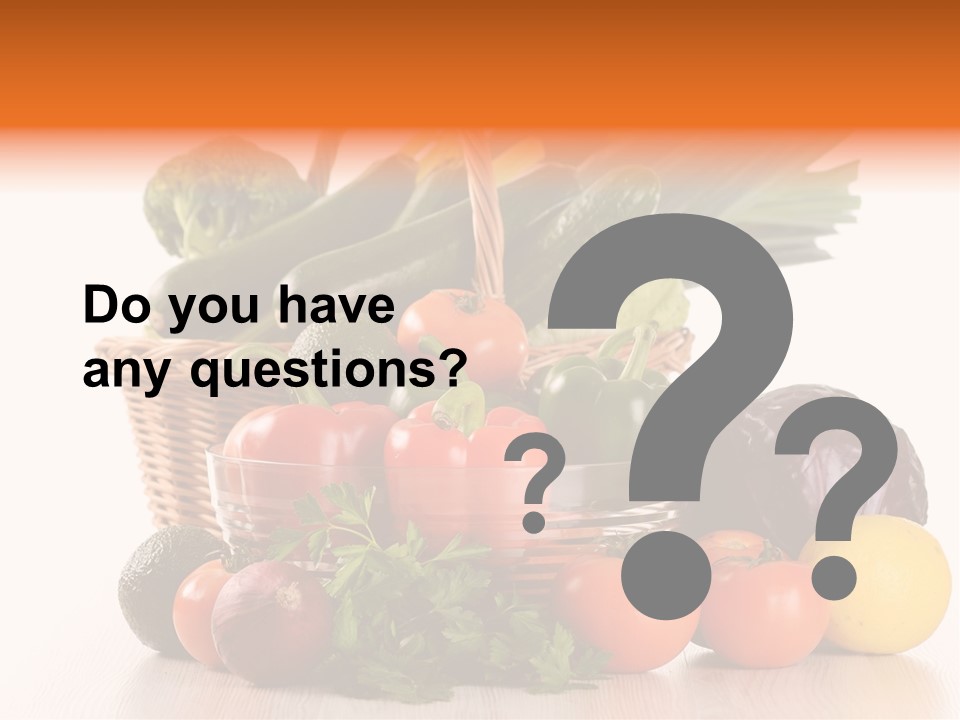 Grocery Water Meal PowerPoint Template