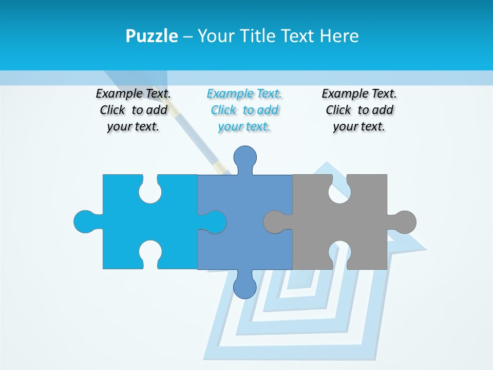 Achievement Dartboard Strategy PowerPoint Template