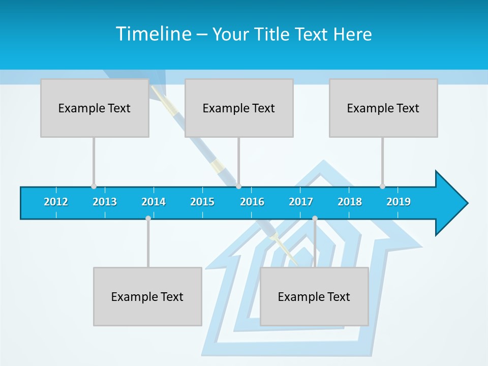 Achievement Dartboard Strategy PowerPoint Template