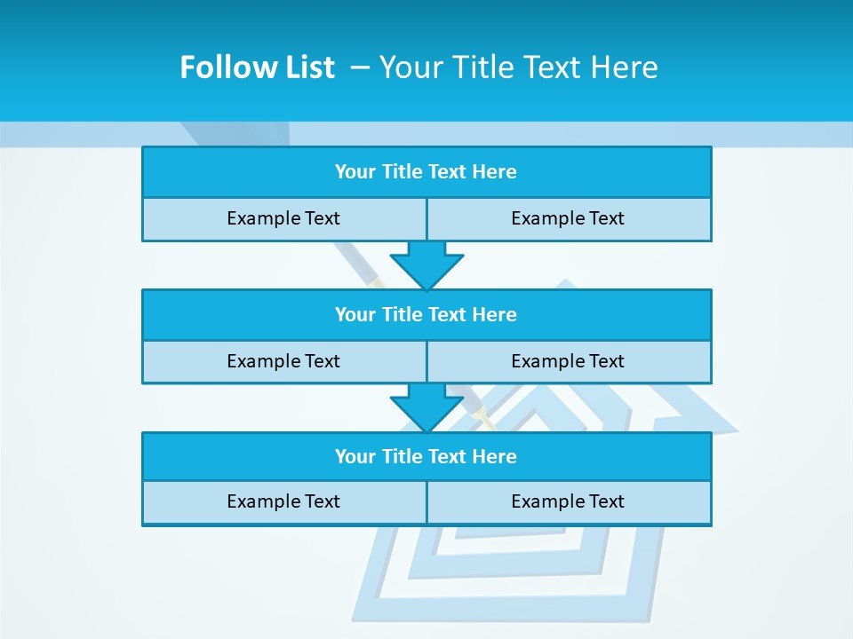 Achievement Dartboard Strategy PowerPoint Template