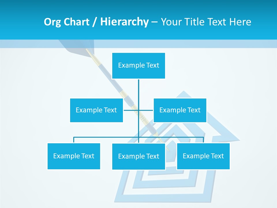 Achievement Dartboard Strategy PowerPoint Template