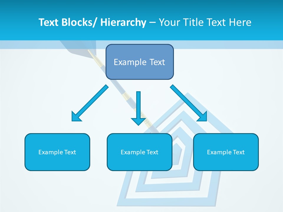 Achievement Dartboard Strategy PowerPoint Template
