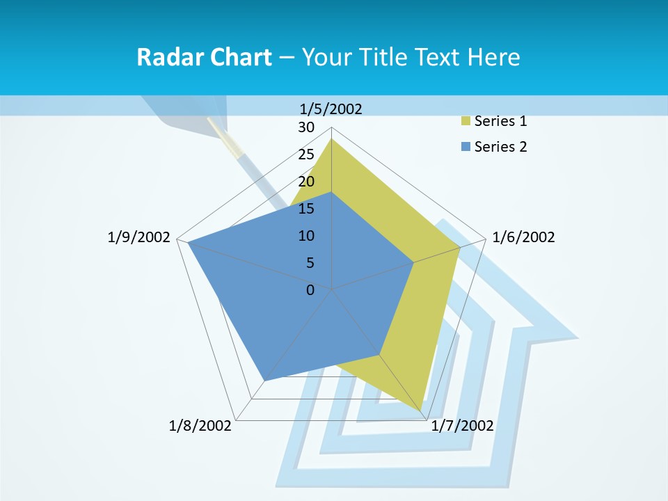 Achievement Dartboard Strategy PowerPoint Template