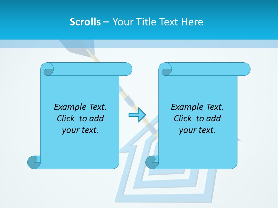 Achievement Dartboard Strategy PowerPoint Template