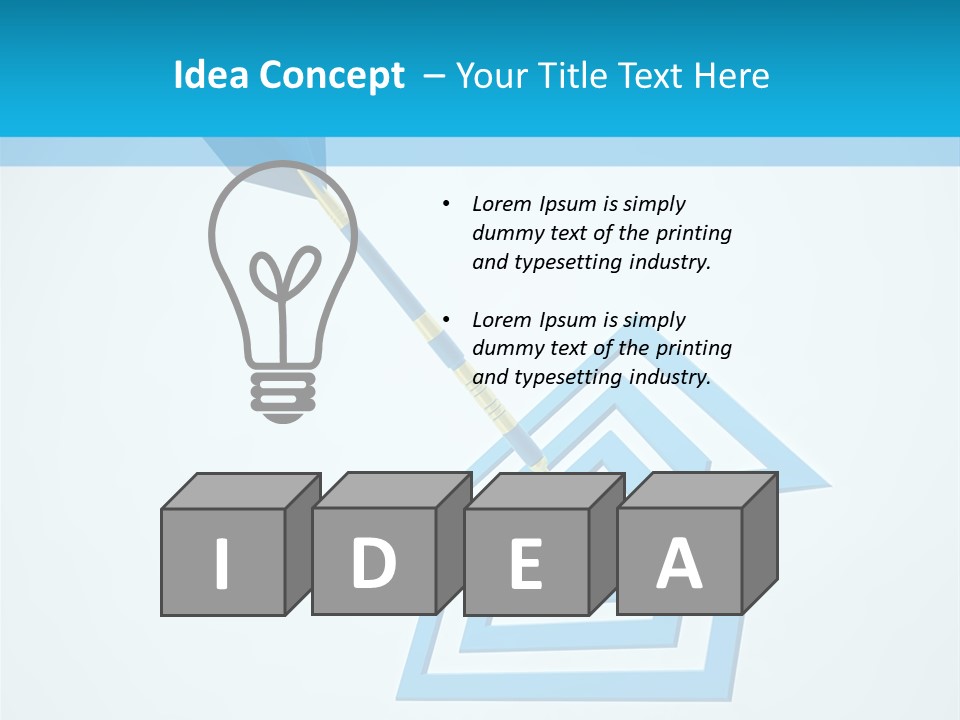 Achievement Dartboard Strategy PowerPoint Template