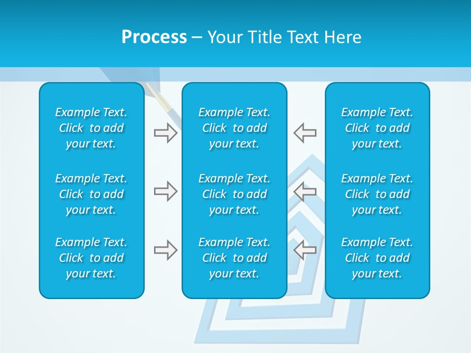 Achievement Dartboard Strategy PowerPoint Template
