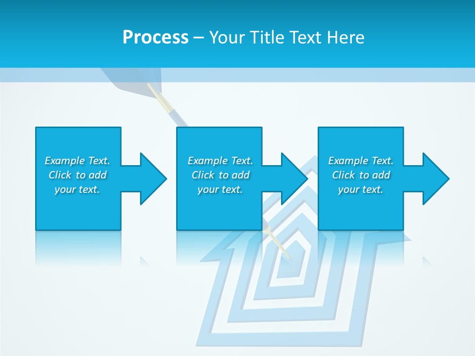 Achievement Dartboard Strategy PowerPoint Template