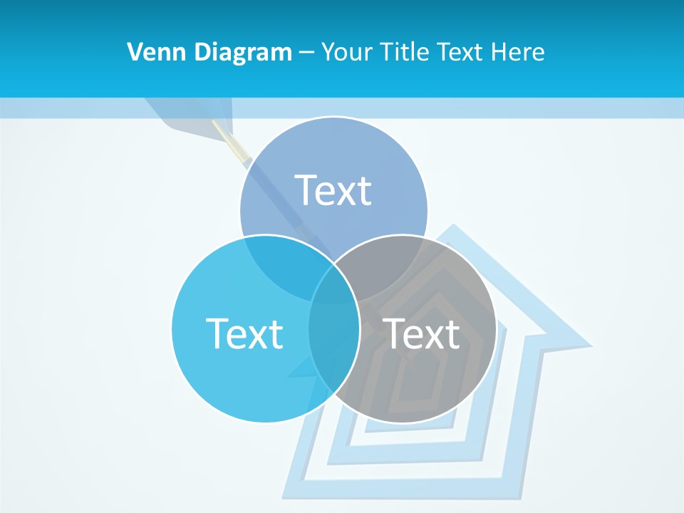 Achievement Dartboard Strategy PowerPoint Template