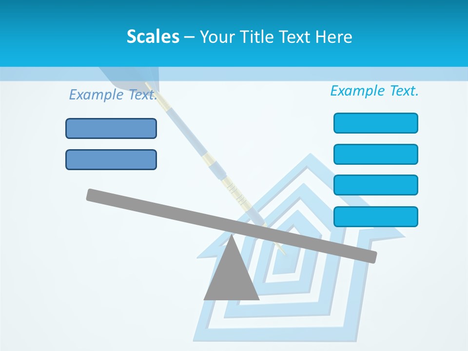 Achievement Dartboard Strategy PowerPoint Template