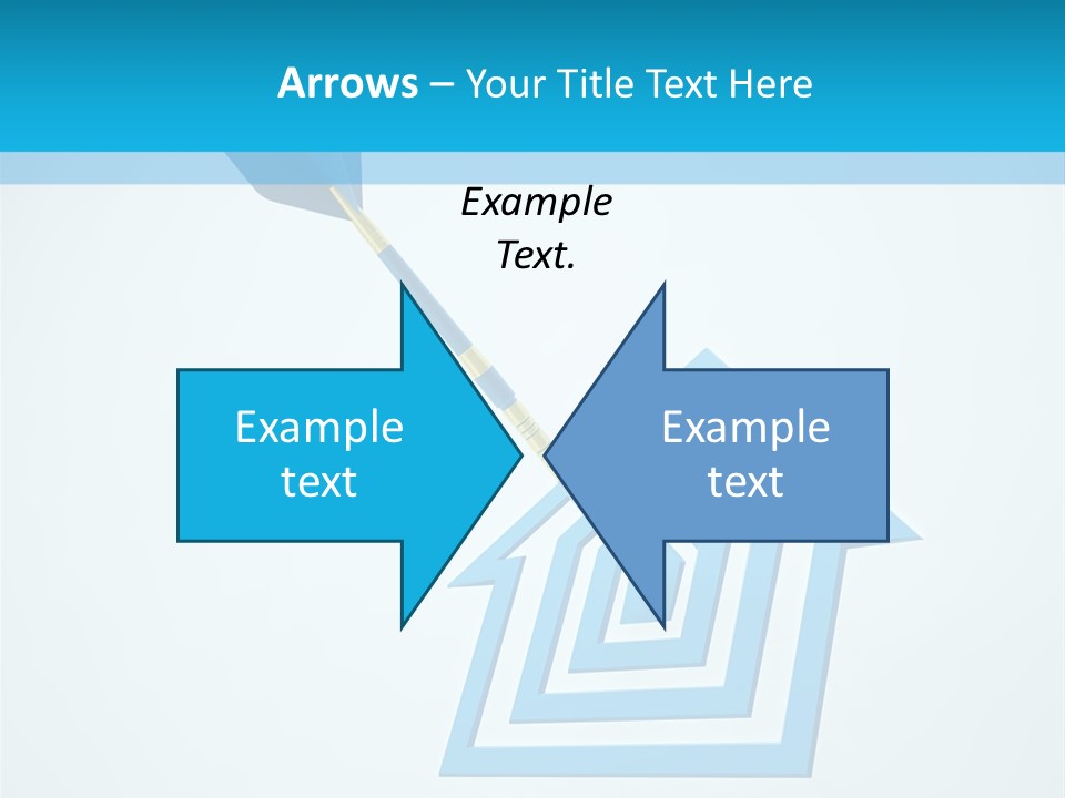Achievement Dartboard Strategy PowerPoint Template