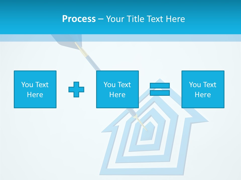 Achievement Dartboard Strategy PowerPoint Template