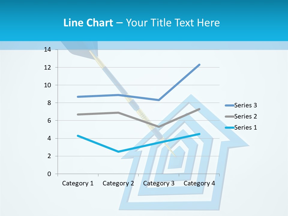 Achievement Dartboard Strategy PowerPoint Template